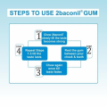 2baconil 2mg Nicotine Gum For Quit Smoking and tobacco (for Less Than 20 Cigarettes per day Smoker)  